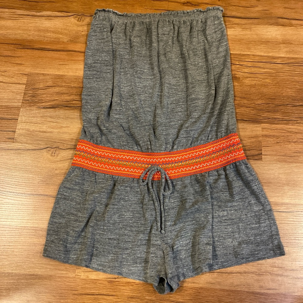 Y2K lucky brand romper bathing suit cover up